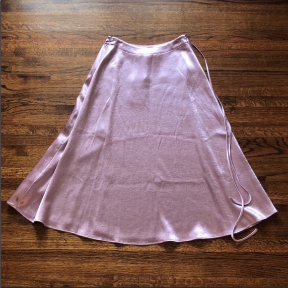 Joie Alberic A-Line Satin Skirt in Fleur D-Isle NWT - Picture 5 of 8